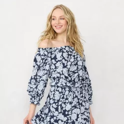 Women's LC Lauren Conrad Off-The-Shoulder Puff Sleeve Top