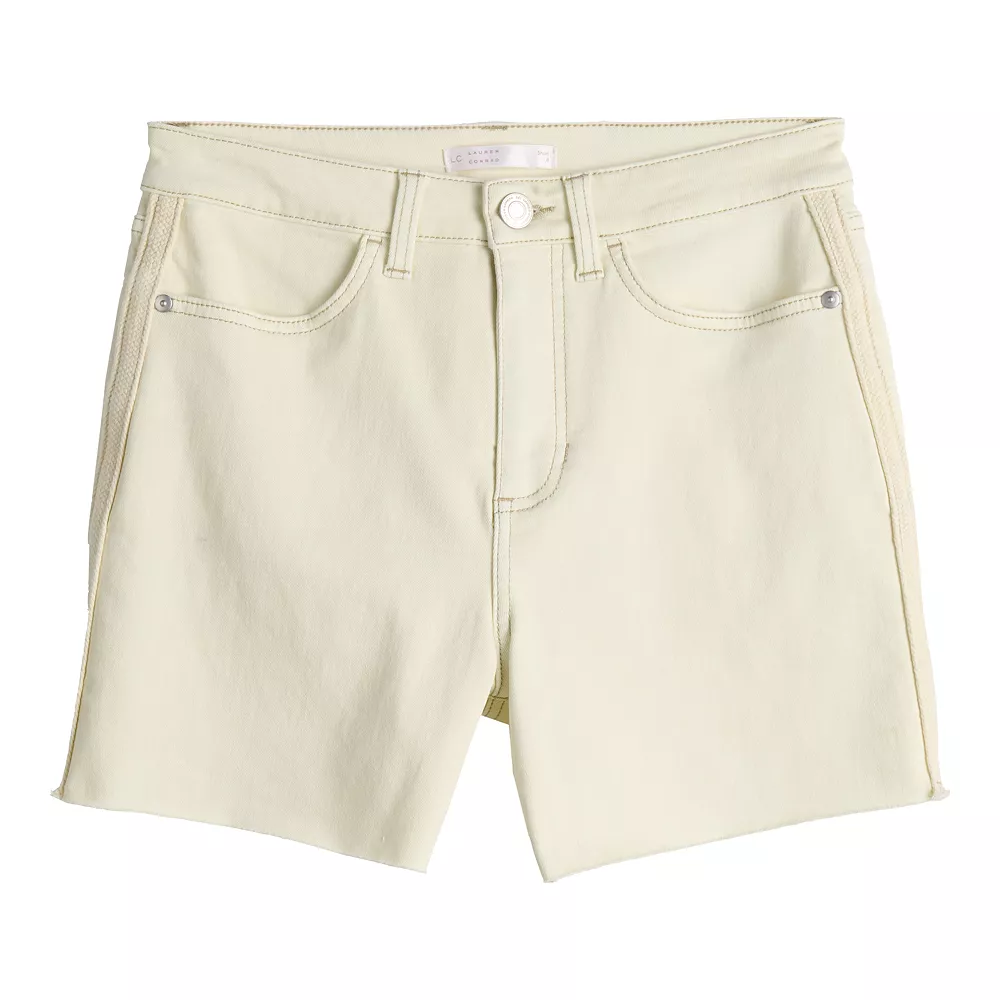 Women's LC Lauren Conrad Super High Rise Cut-Off Jean Shorts - Image 3