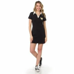 Juniors' Hurley Butterfly Graphic Short Sleeve Mini Polo Dress