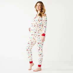 Maternity LC Lauren Conrad Jammies For Your Families® Holiday Village Pajama Set