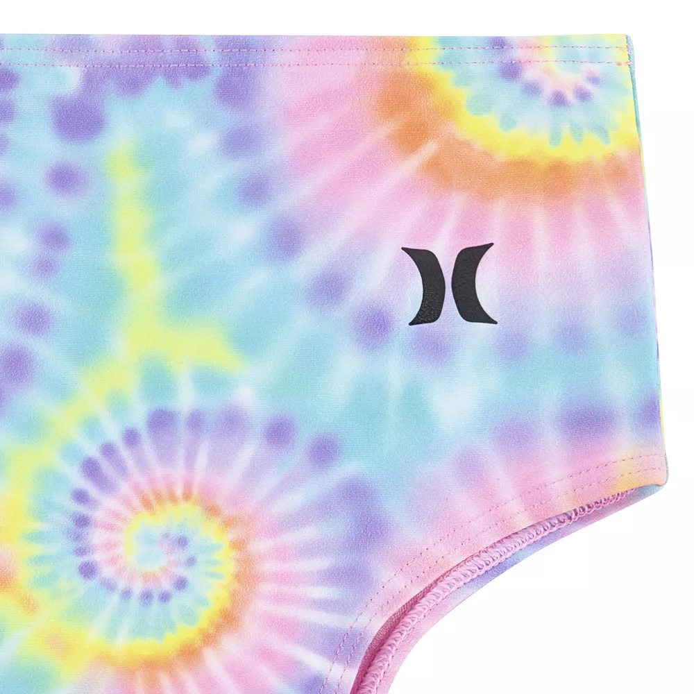 Baby Girl Hurley UPF Swim & Bucket Hat Set - Image 5