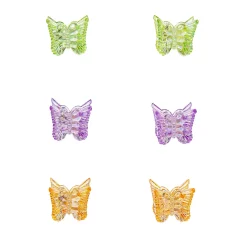 SO® 6 Pack Mini Butterfly Clips