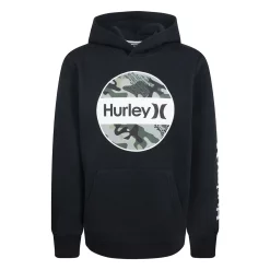 Boys 4-7 Hurley O&O Camo Logo Pullover Hoodie