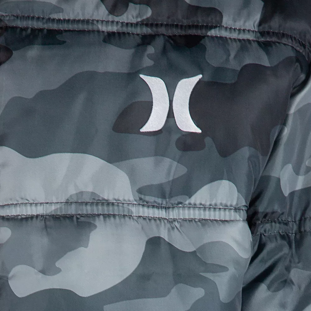 Boys 4-7 Hurley Racer Stripe Puffer Jacket - Image 7