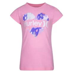 Girls 4-6x Hurley Split Heart Logo Graphic Tee
