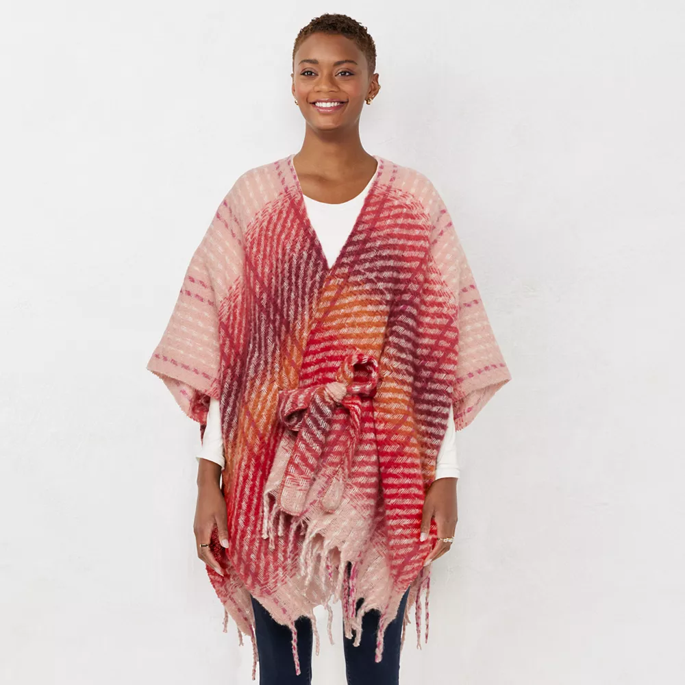 Women's LC Lauren Conrad Twill Belted Topper - Image 2